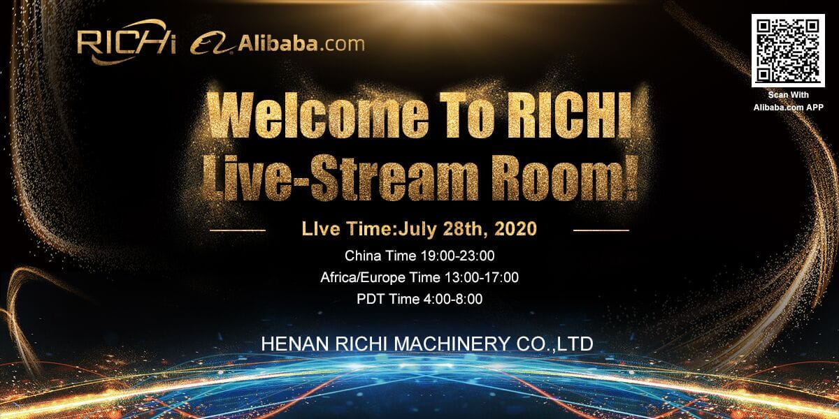 Welcome to Richi Machinery Live-Stream Room